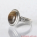 Silver Ring with Tiger's Eye