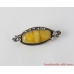 Silver Brooch Amber. Sterling Silver brooch with genuine Amber.