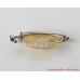 Silver Brooch Amber. Sterling Silver brooch with genuine Amber.