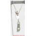 Necklace Silver Opal Tiger's Eye. Sterling Silver Necklace with Gemstones