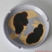 Vintage Ashtray. Ceramic Ashtray. Rare Large Ceramic Ashtray. Warm gray color.