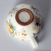 Vintage ceramic soup bowl  with handle.